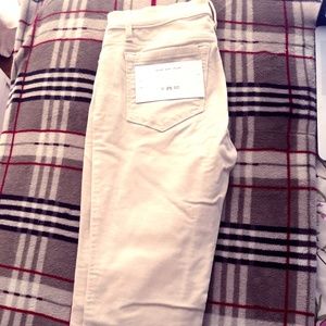 New Loft White Corduroy Pants